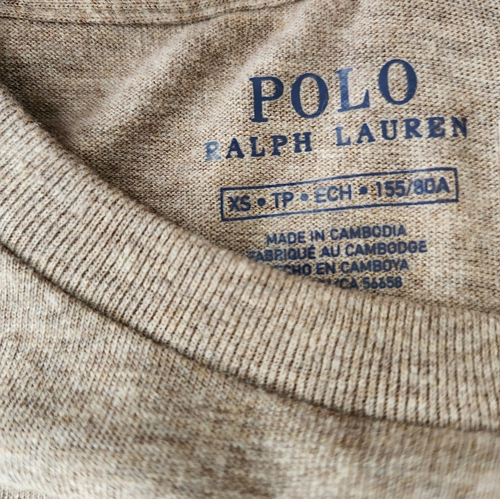 Polo Ralph Lauren Short Sleeve Crewneck Big Pony Logo Ombre T-Shirt Size: XS/TP - Picture 7 of 10